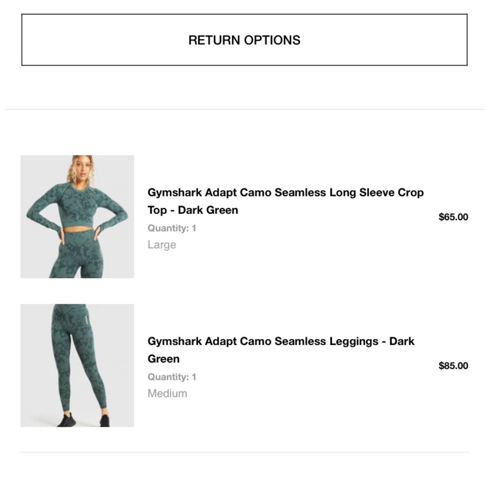 Gymshark camo